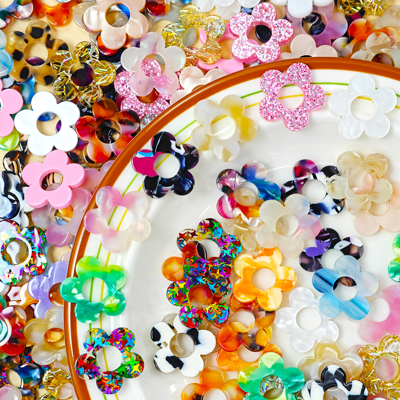 Cute Colorful Sequin Acrylic F – Jewelry Making Beginners recenzja i cena