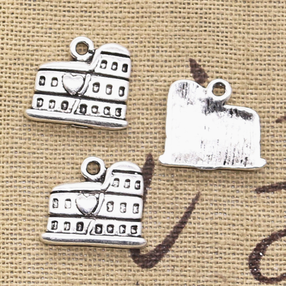 20pcs Charms Roman Colosseum R – Jewelry Making Rome recenzja i cena