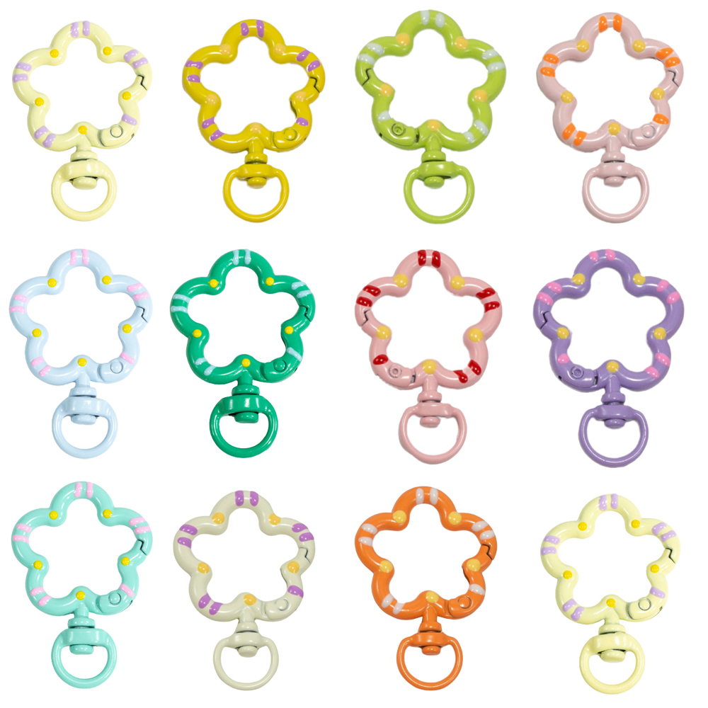 5pcs Flower Metal Lobster Claw – Jewelry Making Rings recenzja i cena