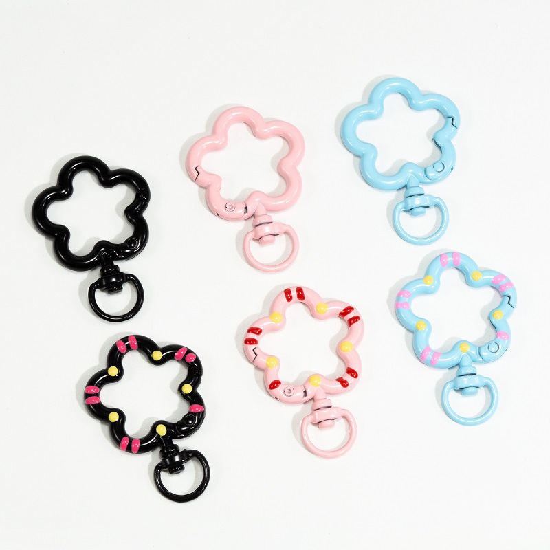 5pcs Flower Metal Lobster Claw – Jewelry Making Rings recenzja i cena