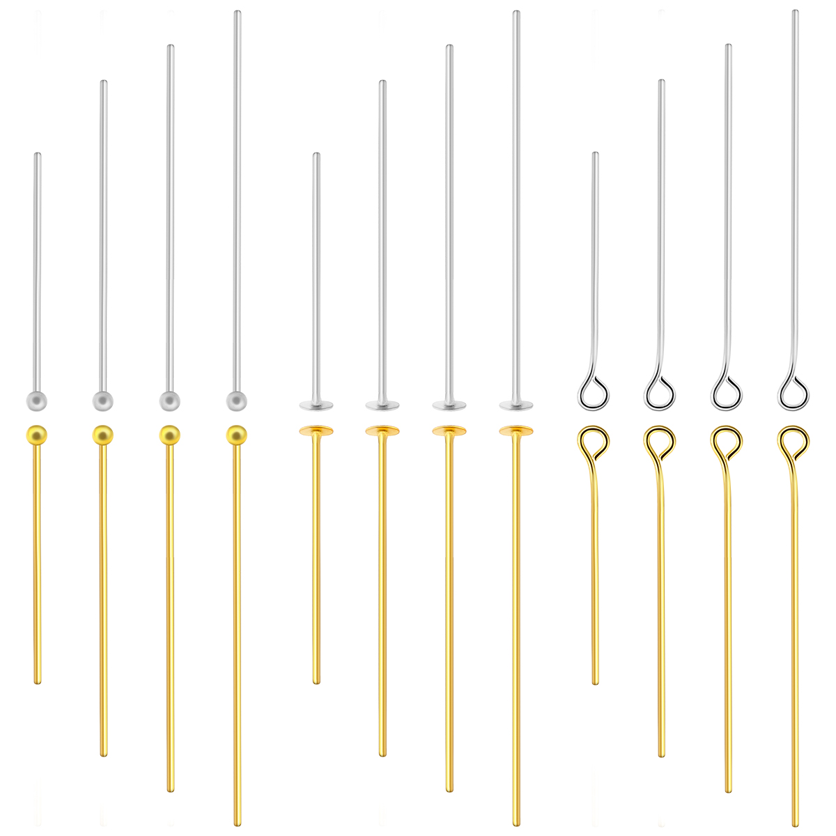 50-100pcs Stainless Steel Flat – Jewelry Making Head Pins recenzja i cena