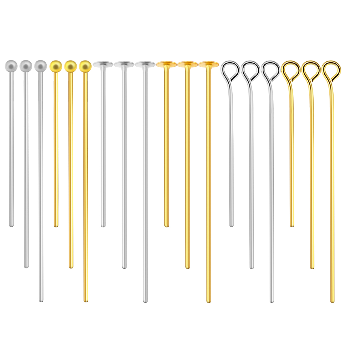 50-100pcs Stainless Steel Flat – Jewelry Making Head Pins recenzja i cena