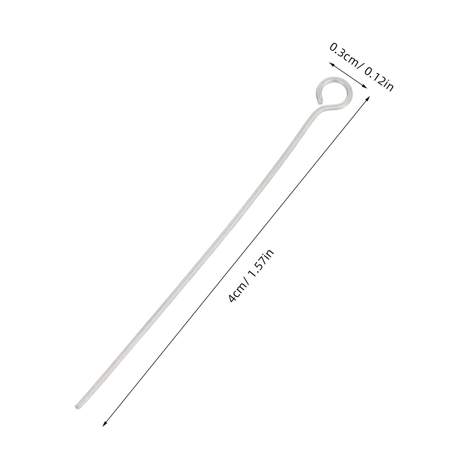 300Pcs Silver Stainless Steel  – Jewelry Making Head Pins recenzja i cena