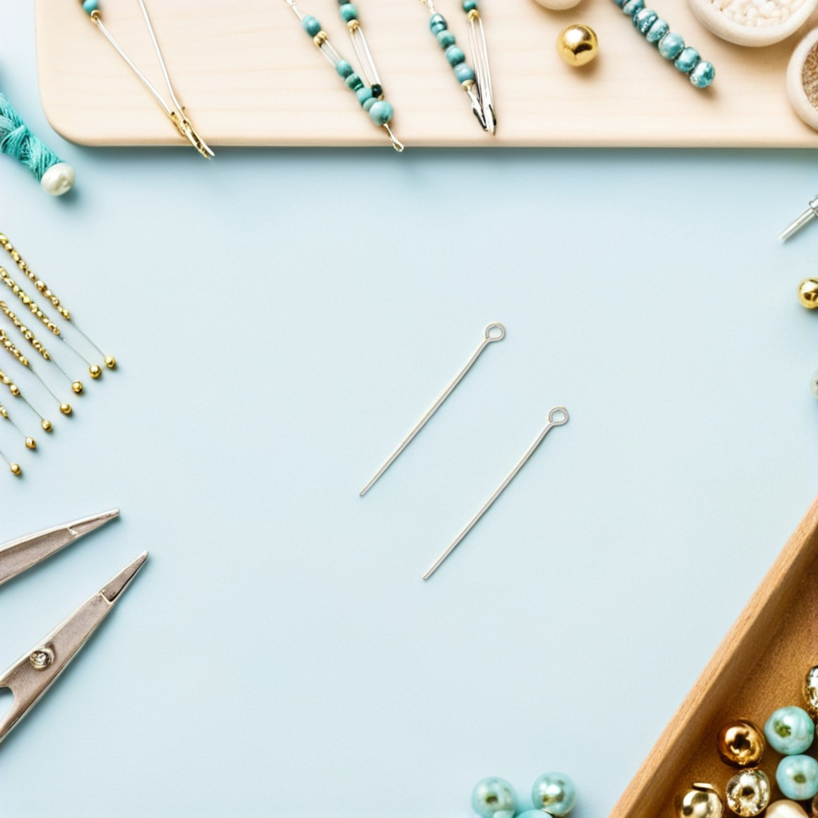 300Pcs Silver Stainless Steel  – Jewelry Making Head Pins recenzja i cena
