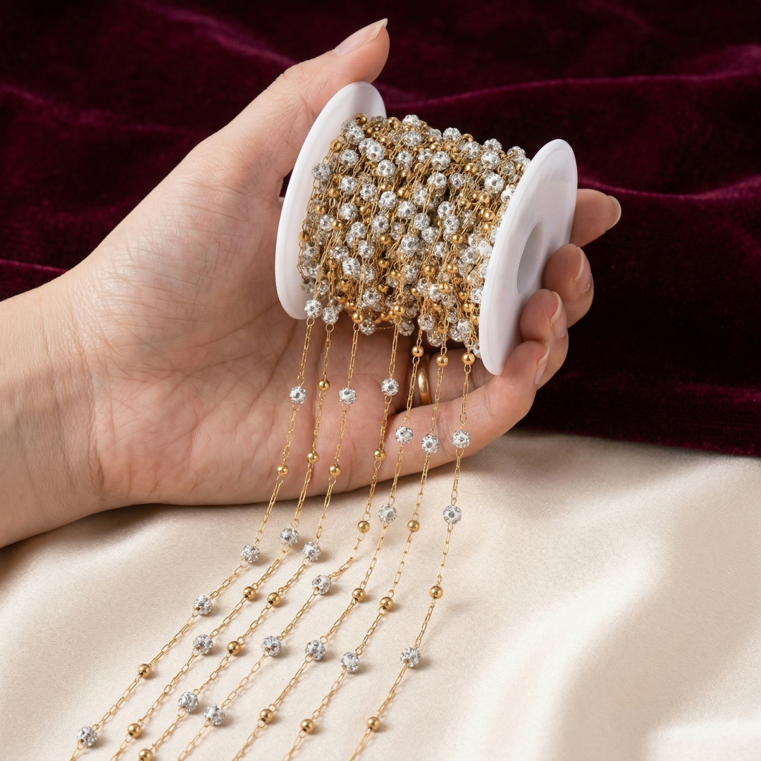 1meter Rhinestone Pave Disco B – Jewelry Making In Clay recenzja i cena