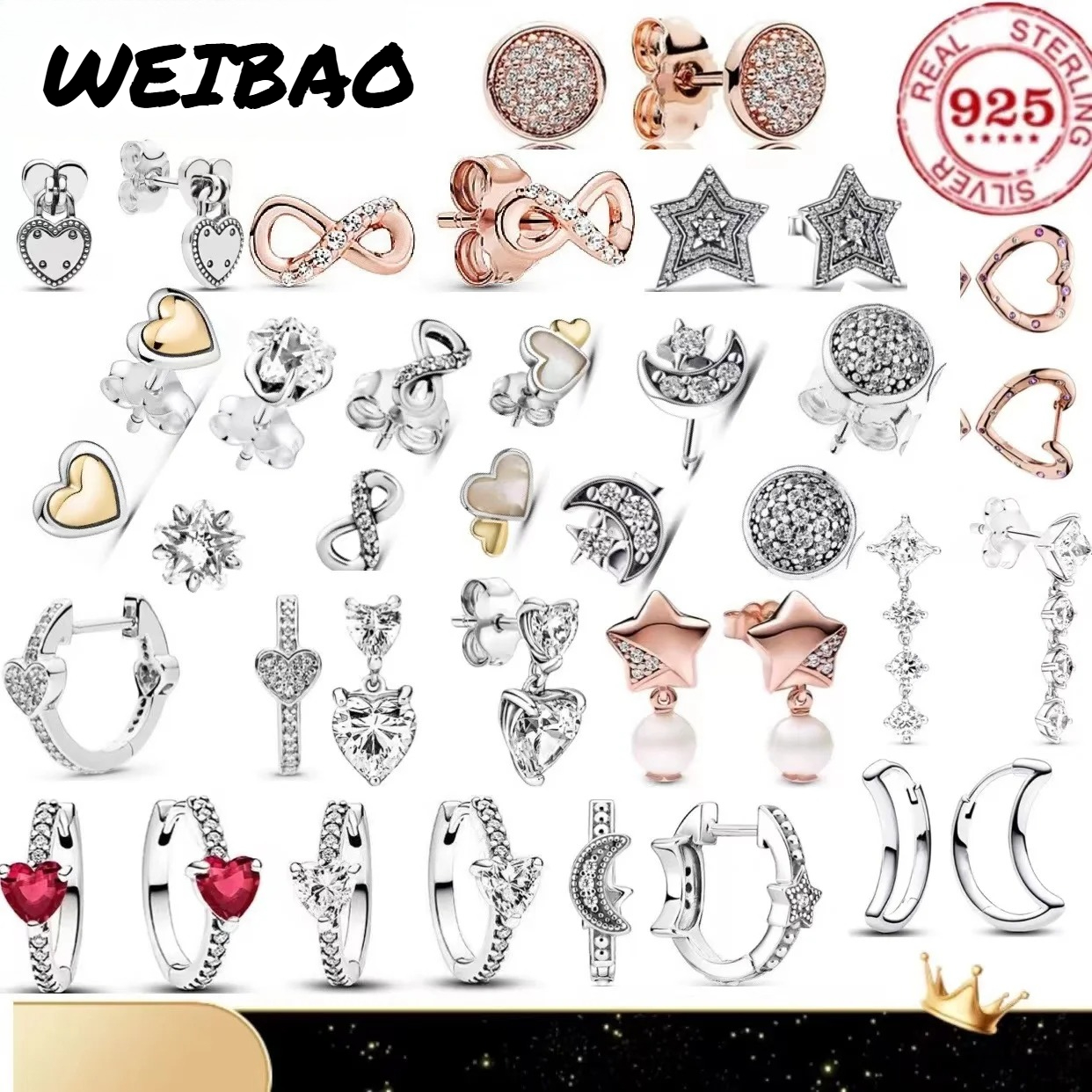 Classic 100%925 pure silver st – Jewelry Making Jewelry recenzja i cena