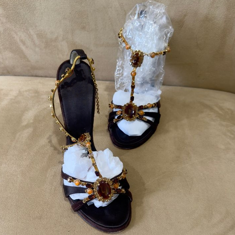 Rhinestone Open Toe Cross Stra – Jewelry Making Jewelry recenzja i cena