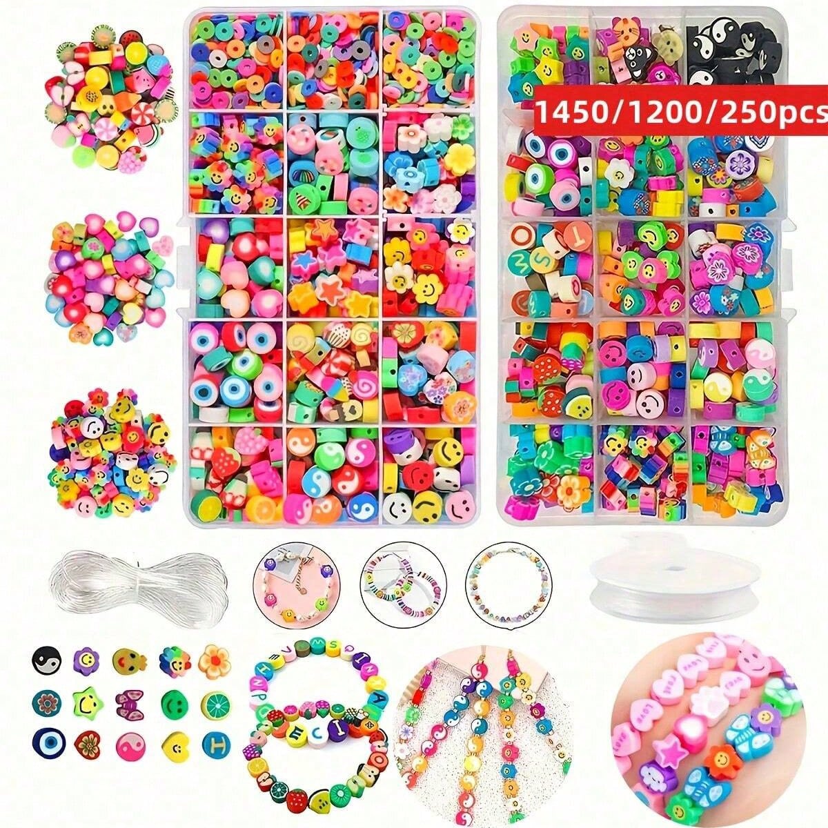 1450/1200/250pcs Polymer Clay  – Jewelry Making Kit recenzja i cena