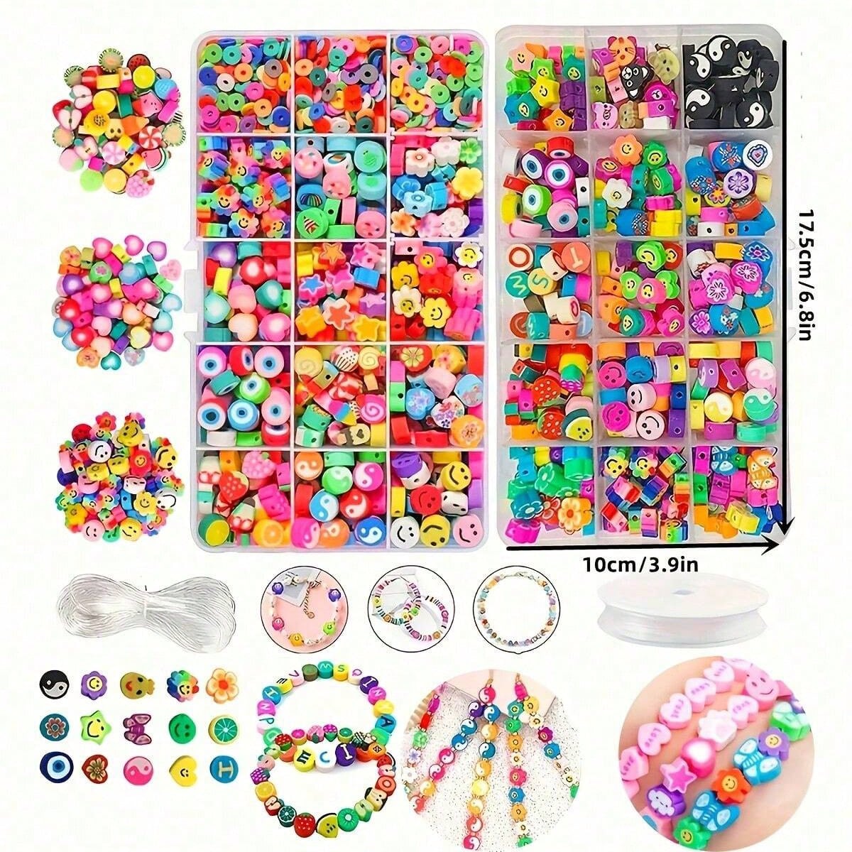 1450/1200/250pcs Polymer Clay  – Jewelry Making Kit recenzja i cena