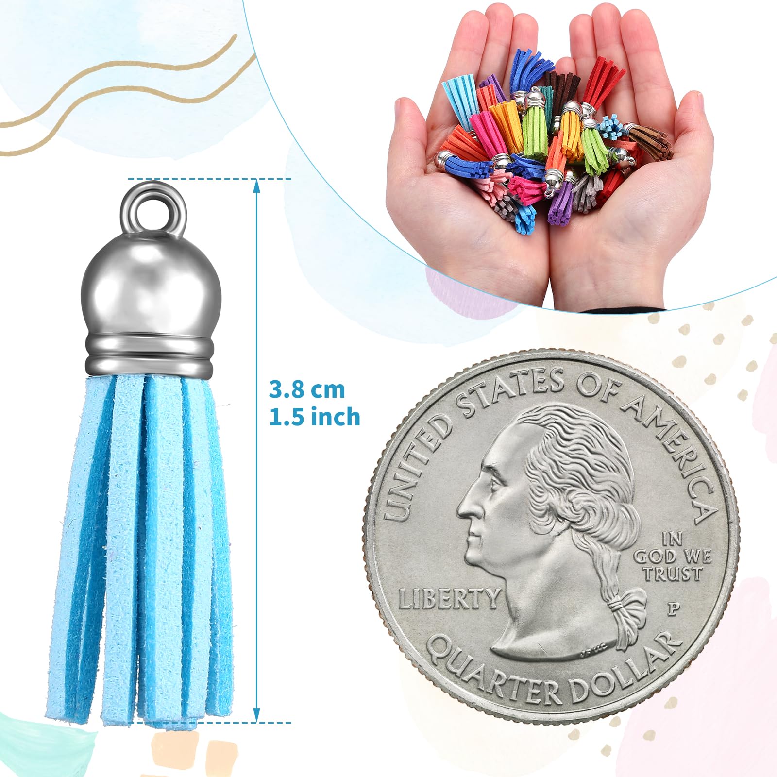 10/20/60 Pcs Mini Tassels Faux – Jewelry Making Beginners recenzja i cena
