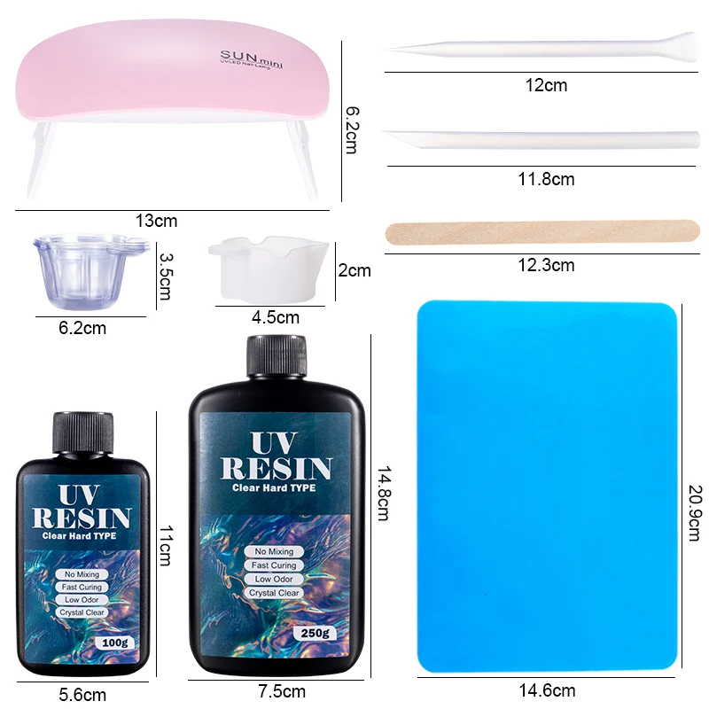 100g/250g Clear UV Resin Hard  – Resin Mold Jewelry recenzja i cena