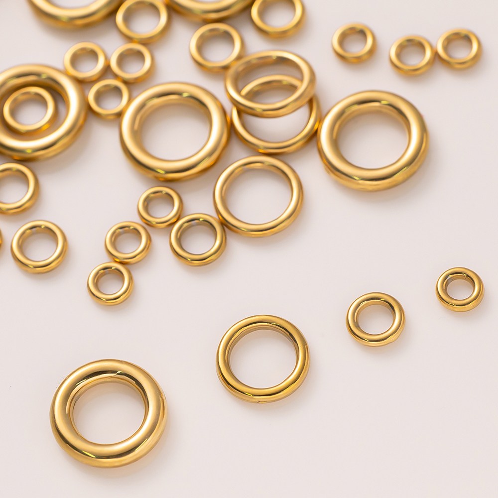 10pcs Stainless Steel Gold O R – Jewelry Making Loops recenzja i cena