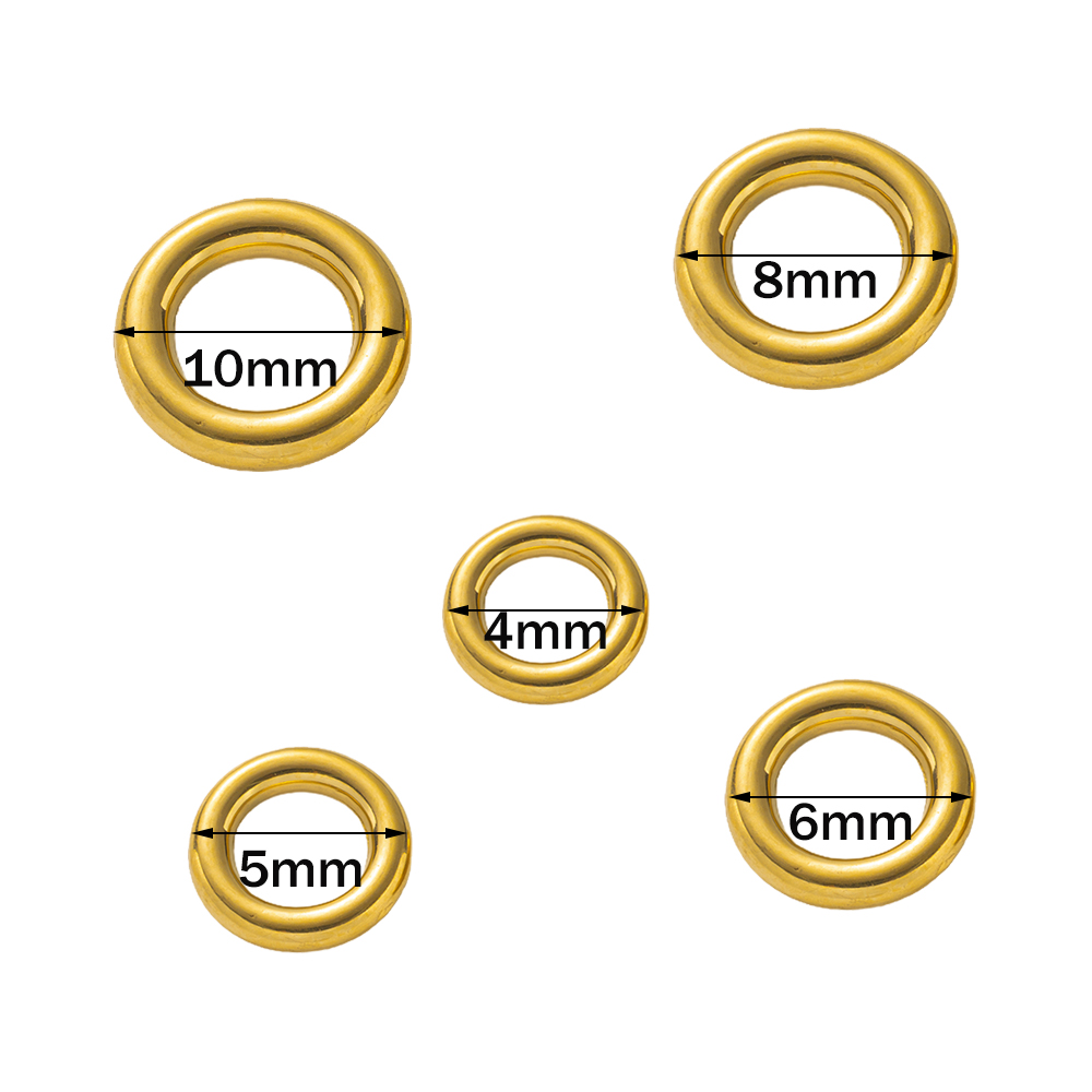 10pcs Stainless Steel Gold O R – Jewelry Making Loops recenzja i cena