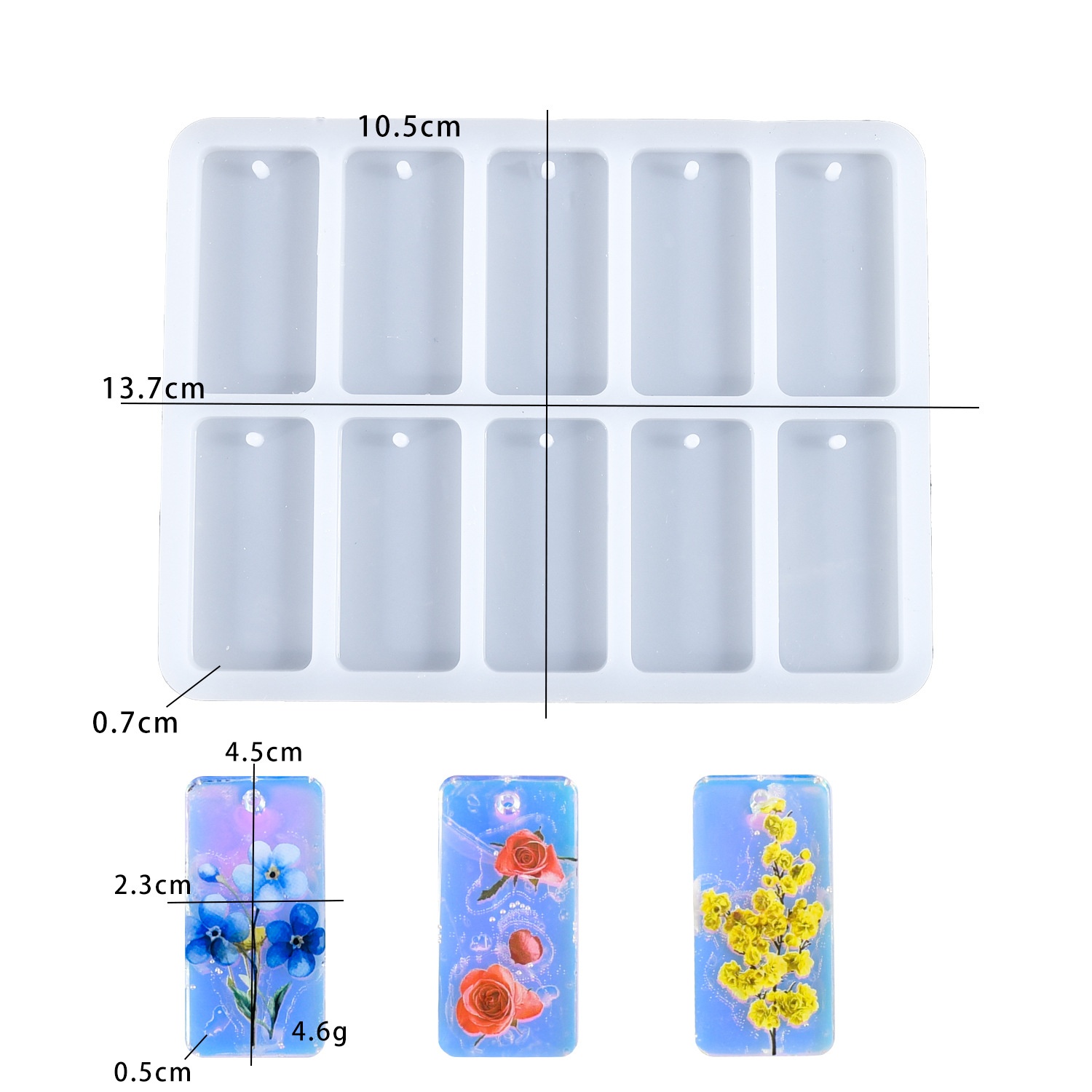 DIY epoxy resin mold 10-connec – Resin Mold Jewelry recenzja i cena