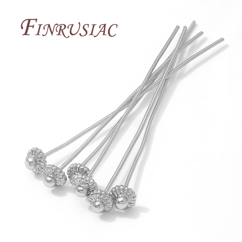 10/20Pcs/Lot 18K Gold-plated P – Jewelry Making Head Pins recenzja i cena