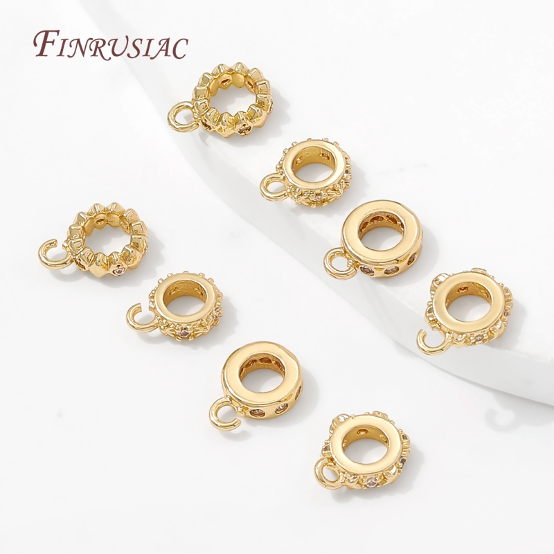 14K Gold Plated CZ Bails For J – Jewelry Making Loops recenzja i cena