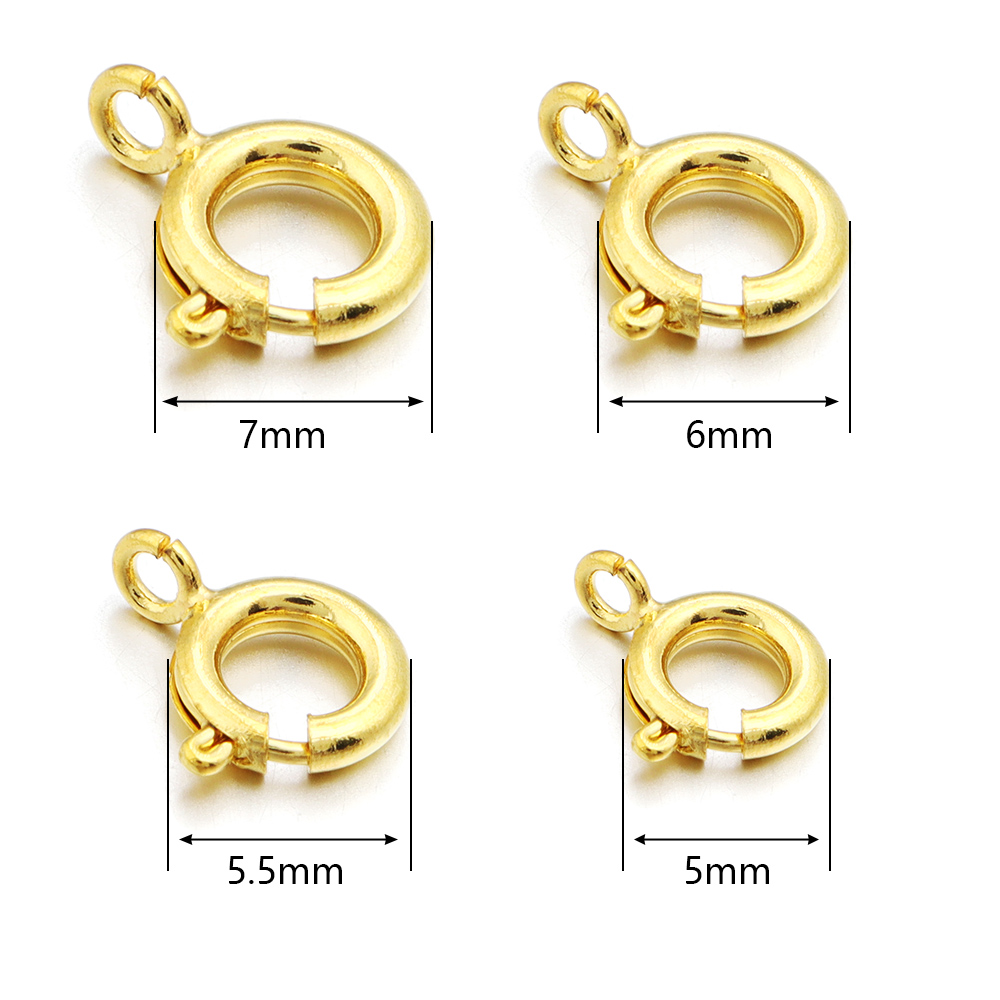10Pcs Circle Spring Buttonr Co – Jewelry Making Rings recenzja i cena