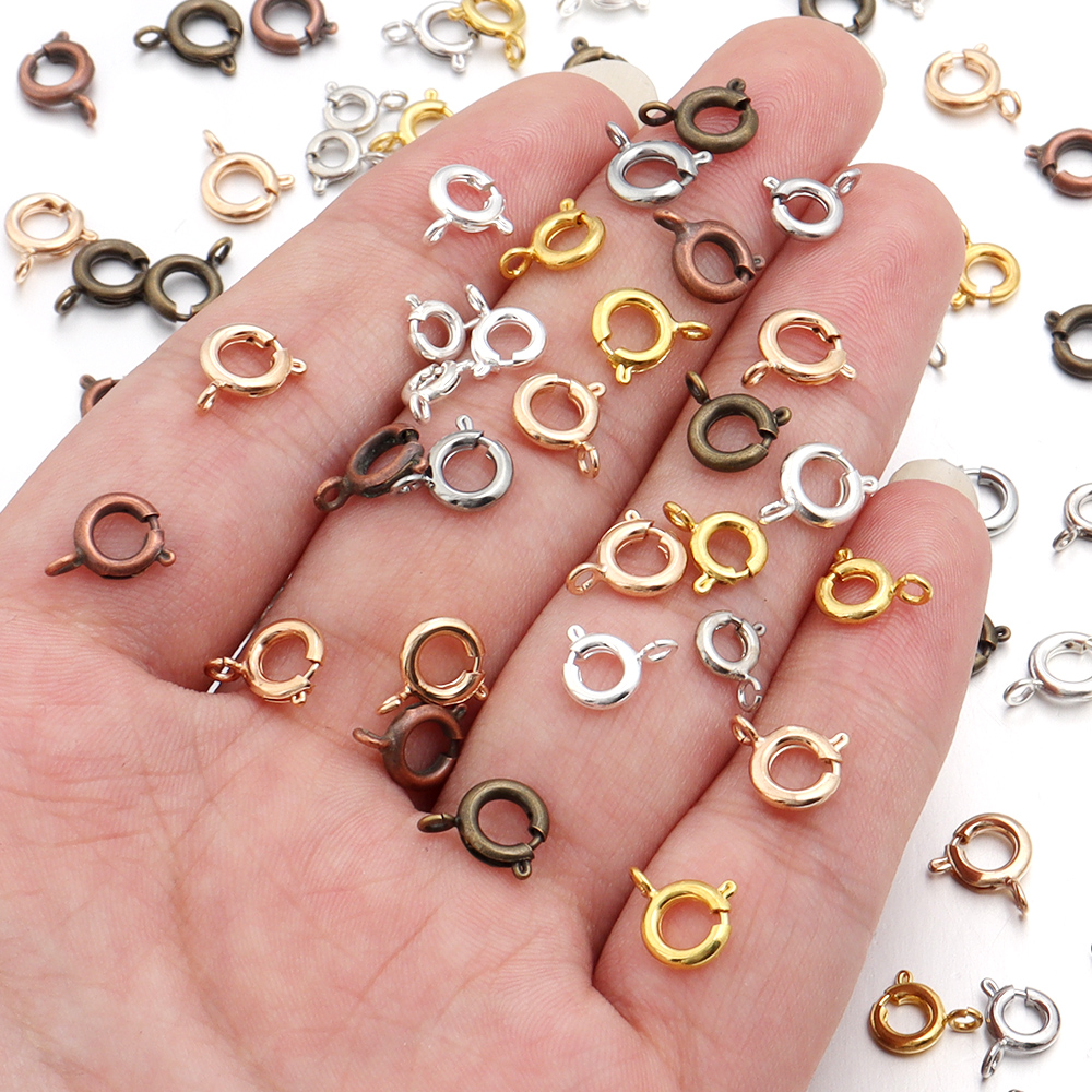 10Pcs Circle Spring Buttonr Co – Jewelry Making Rings recenzja i cena