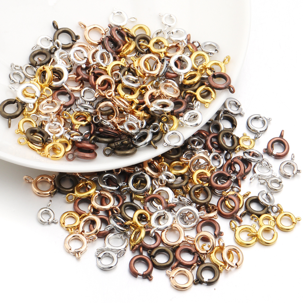 10Pcs Circle Spring Buttonr Co – Jewelry Making Rings recenzja i cena