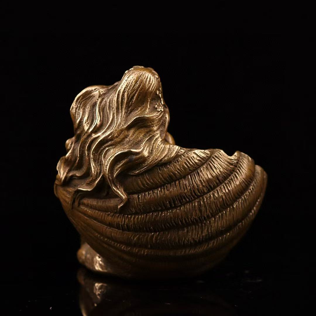 Antique Brass Mermaid Statue S – Jewelry Making Desk recenzja i cena