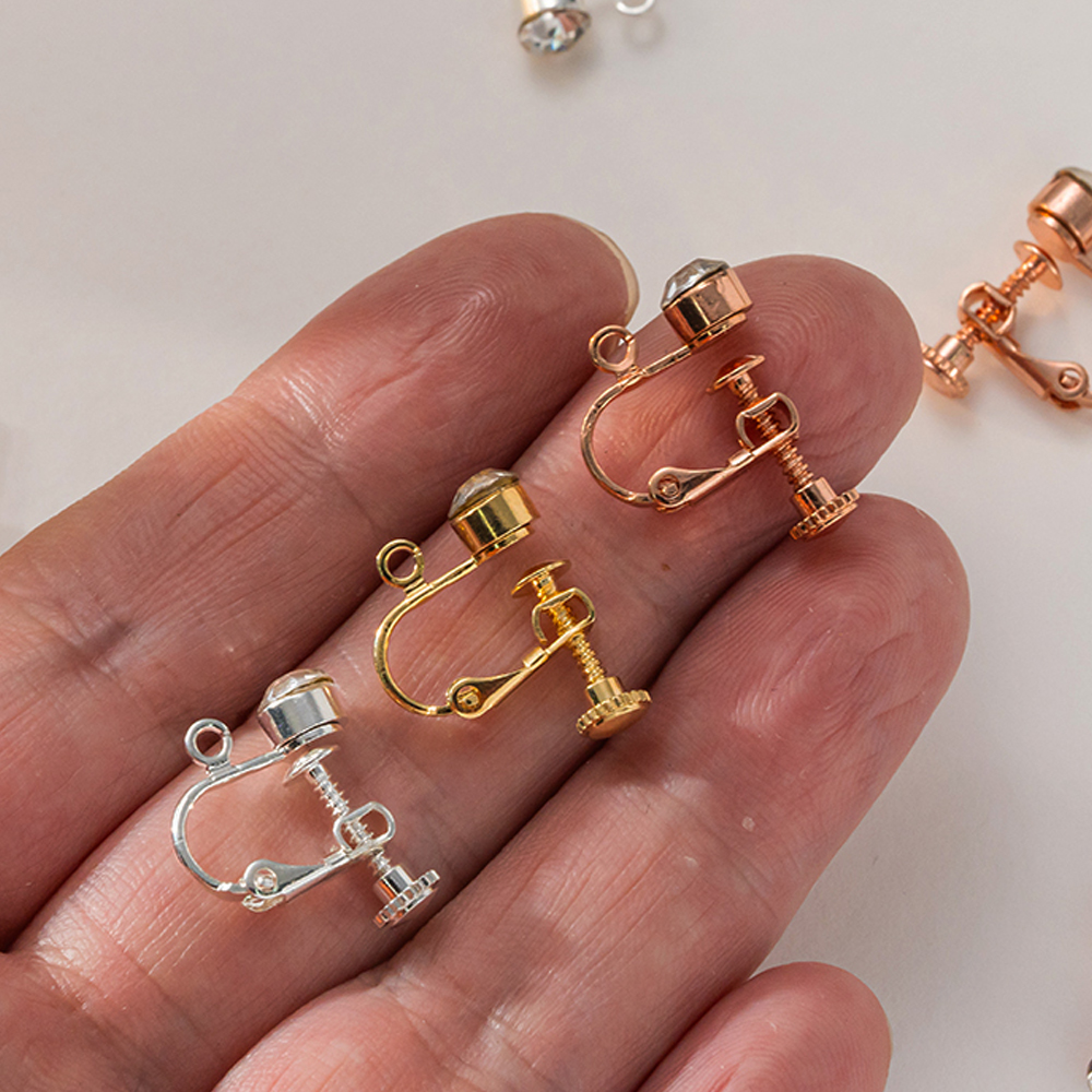 10pcs Brass Clip on Earring Co – Jewelry Making Wire recenzja i cena
