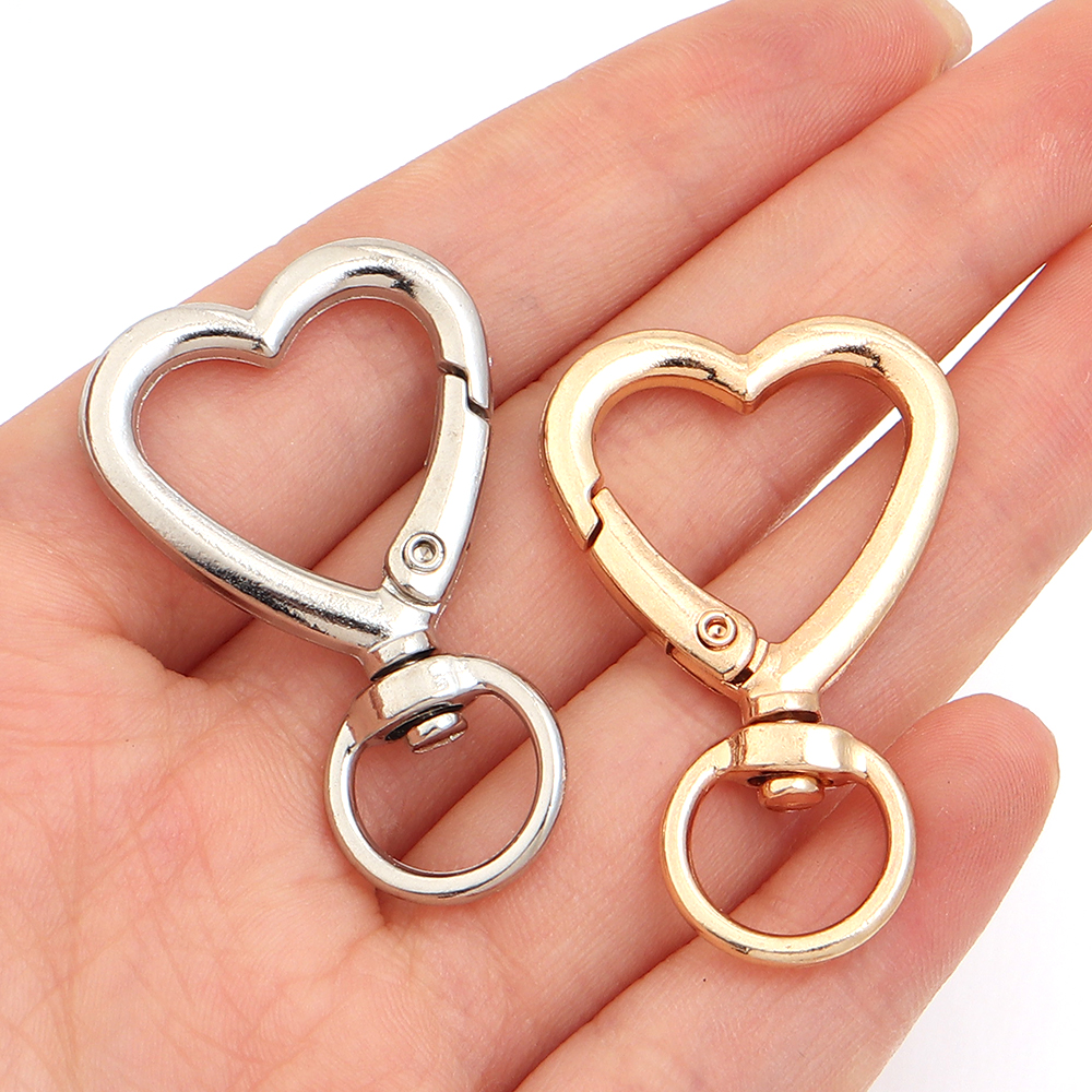 5-10pcs Alloy Heart Lobster Cl – Jewelry Making Rings recenzja i cena