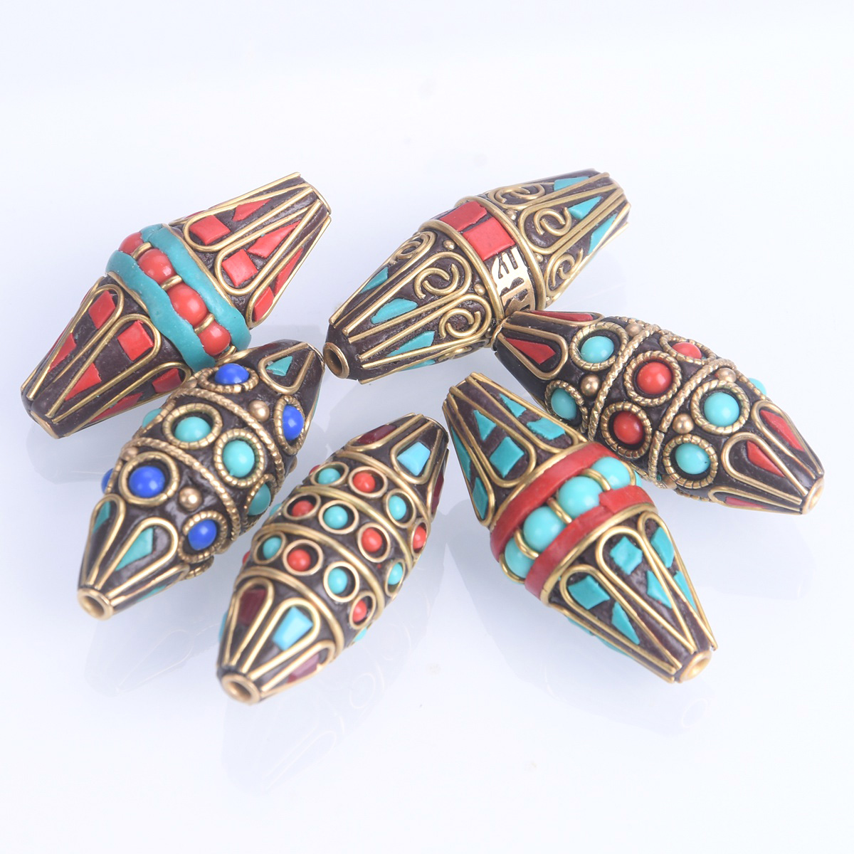 1pcs Bicone Oval Shape 38x15mm – Jewelry Making In Clay recenzja i cena