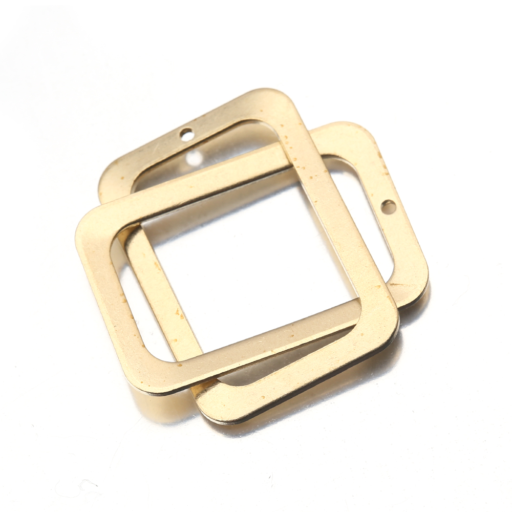 10Pcs Raw Brass Rectangle Holl – Resin Mold Jewelry recenzja i cena