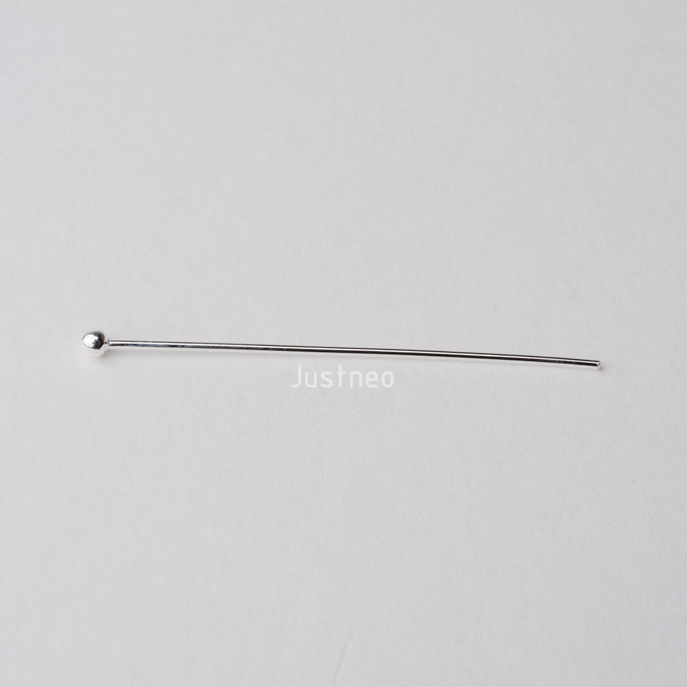 925 Sterling Silver Ball Head  – Jewelry Making Head Pins recenzja i cena