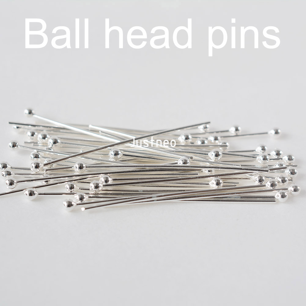 925 Sterling Silver Ball Head  – Jewelry Making Head Pins recenzja i cena