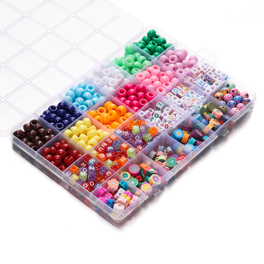 680pcs/Box Colorful Acrylic Po – Jewelry Making Kit recenzja i cena