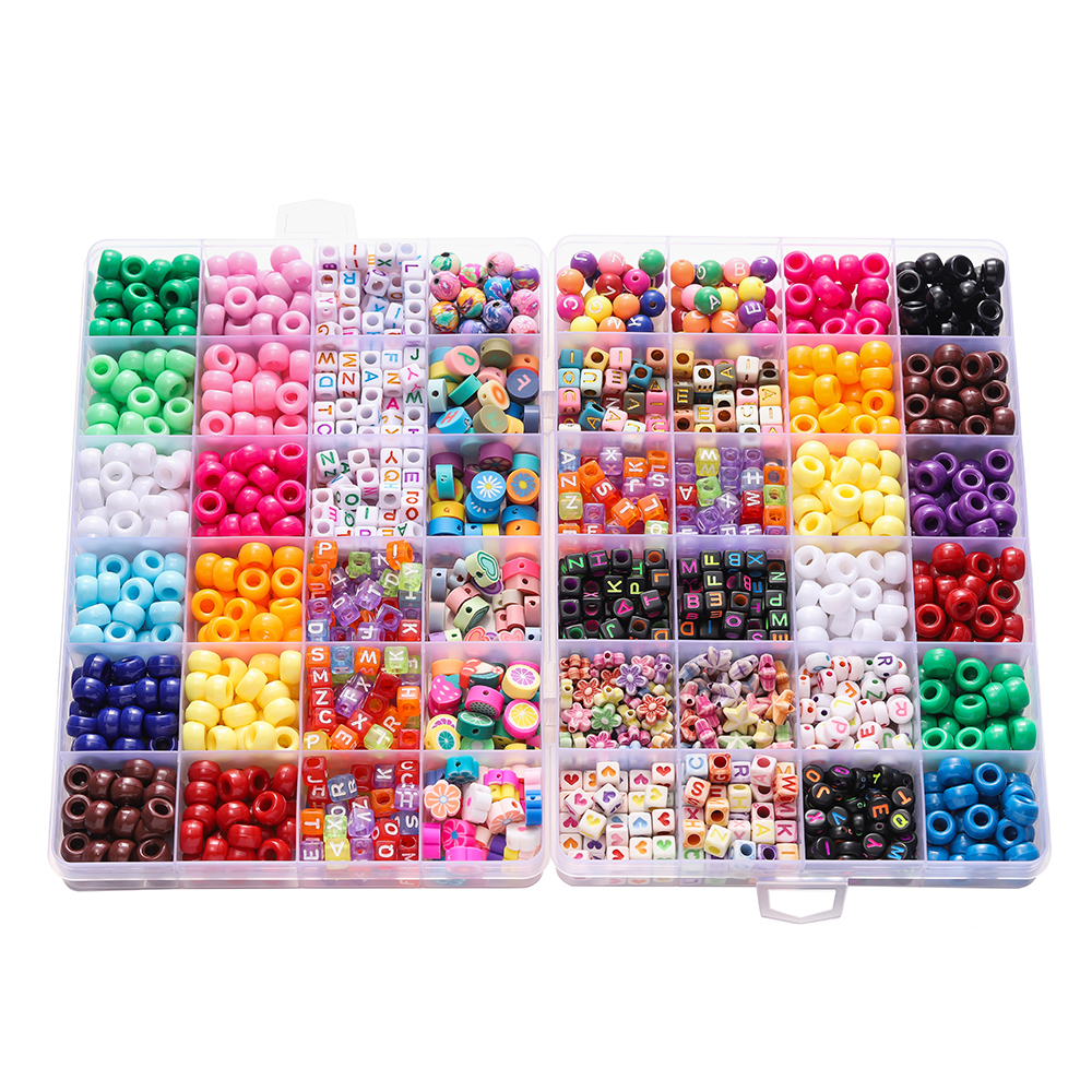 680pcs/Box Colorful Acrylic Po – Jewelry Making Kit recenzja i cena