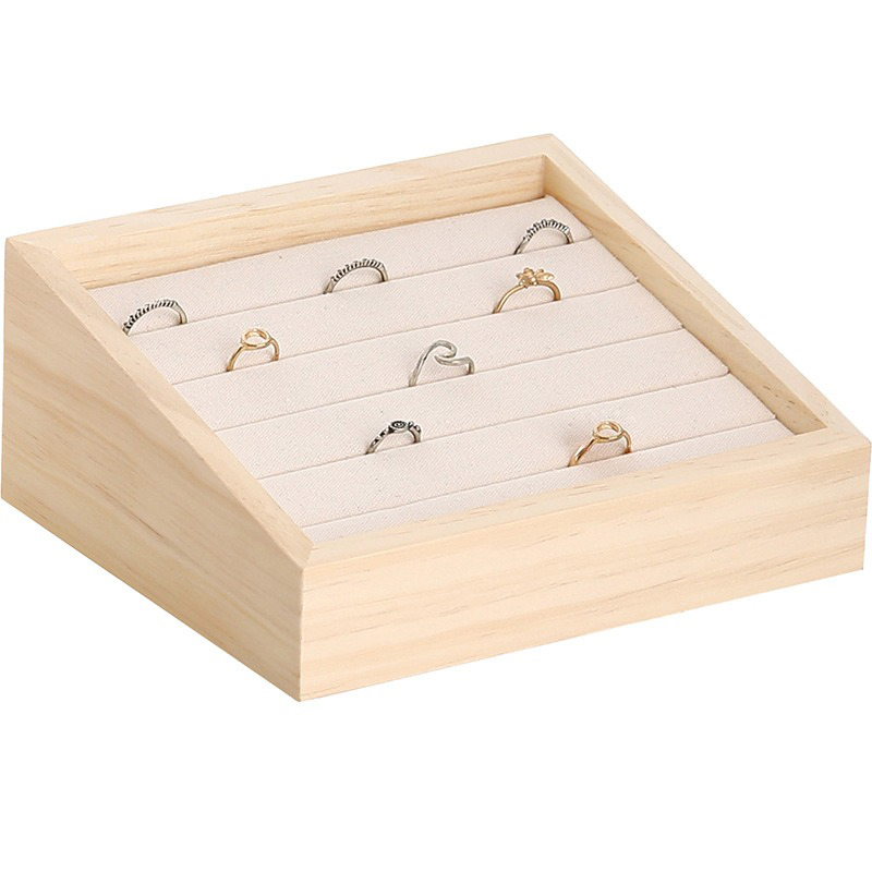 1pc Wood Jewelry Display Tray  – Jewelry Making Desk recenzja i cena