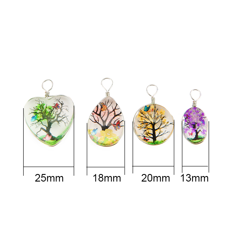 5pcs Colorful Tree Crystal Gla – Jewelry Making Beginners recenzja i cena