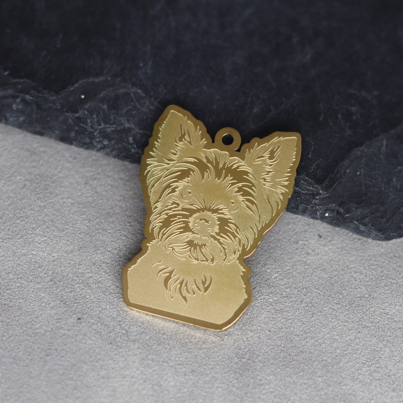 2pcs Yorkshire Terrier Charm F – Jewelry Making Yorkshire recenzja i cena