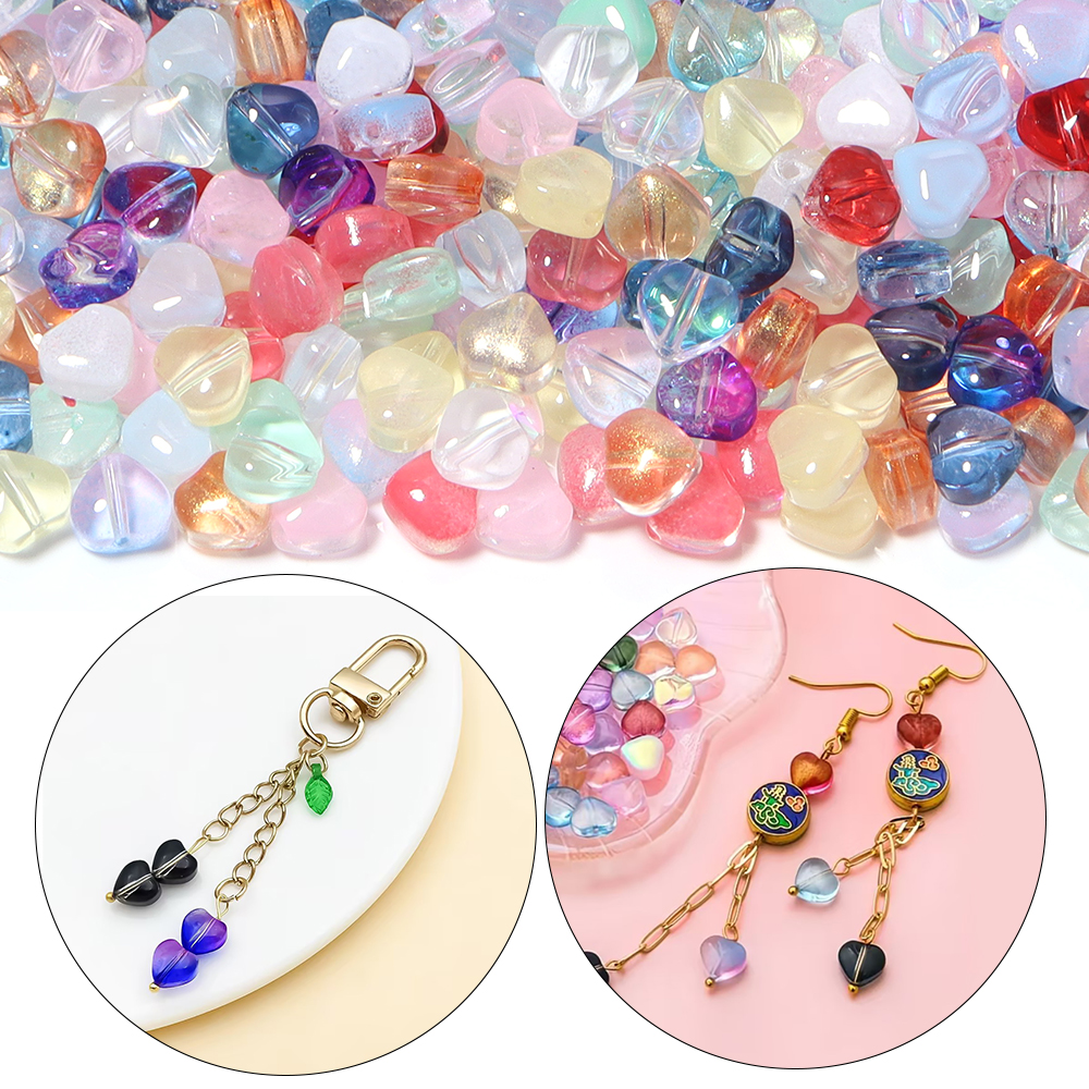 50pcs/lot 6mm Love Shape Czech – Jewelry Making Beginners recenzja i cena