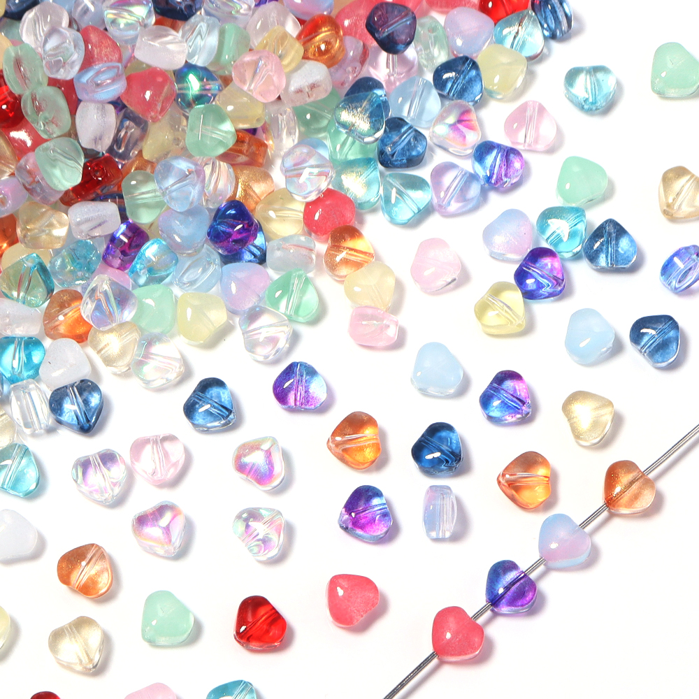 50pcs/lot 6mm Love Shape Czech – Jewelry Making Beginners recenzja i cena