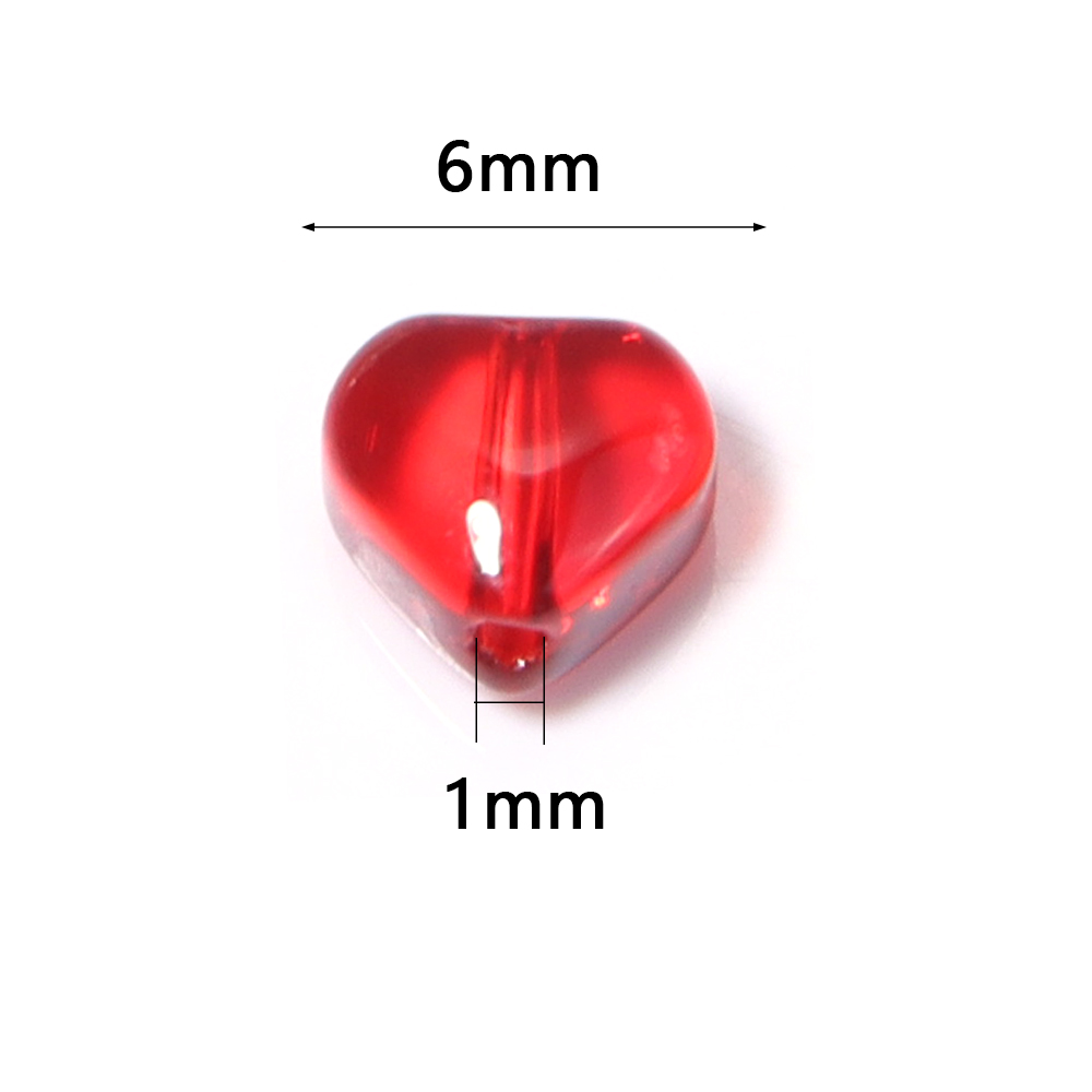 50pcs/lot 6mm Love Shape Czech – Jewelry Making Beginners recenzja i cena