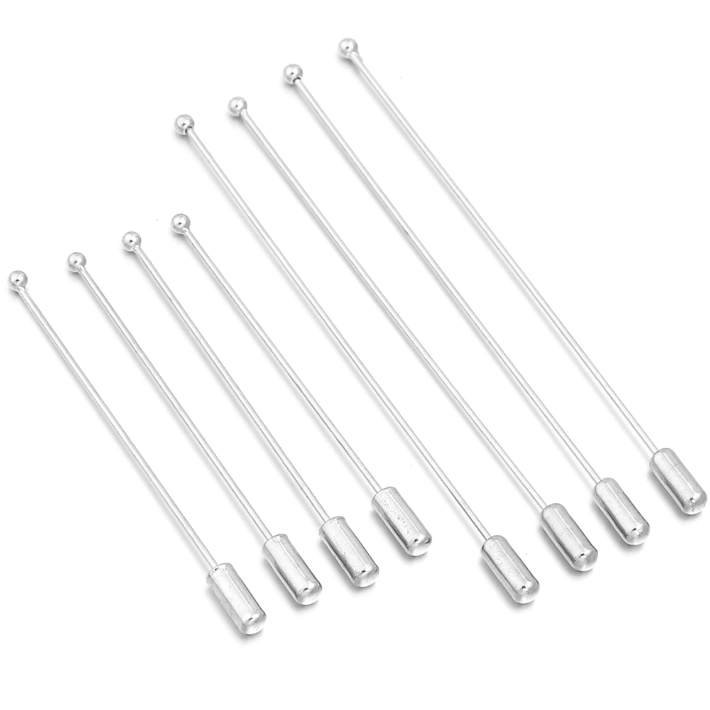 10pcs/lot 60/90cm Rhodium Colo – Jewelry Making Head Pins recenzja i cena