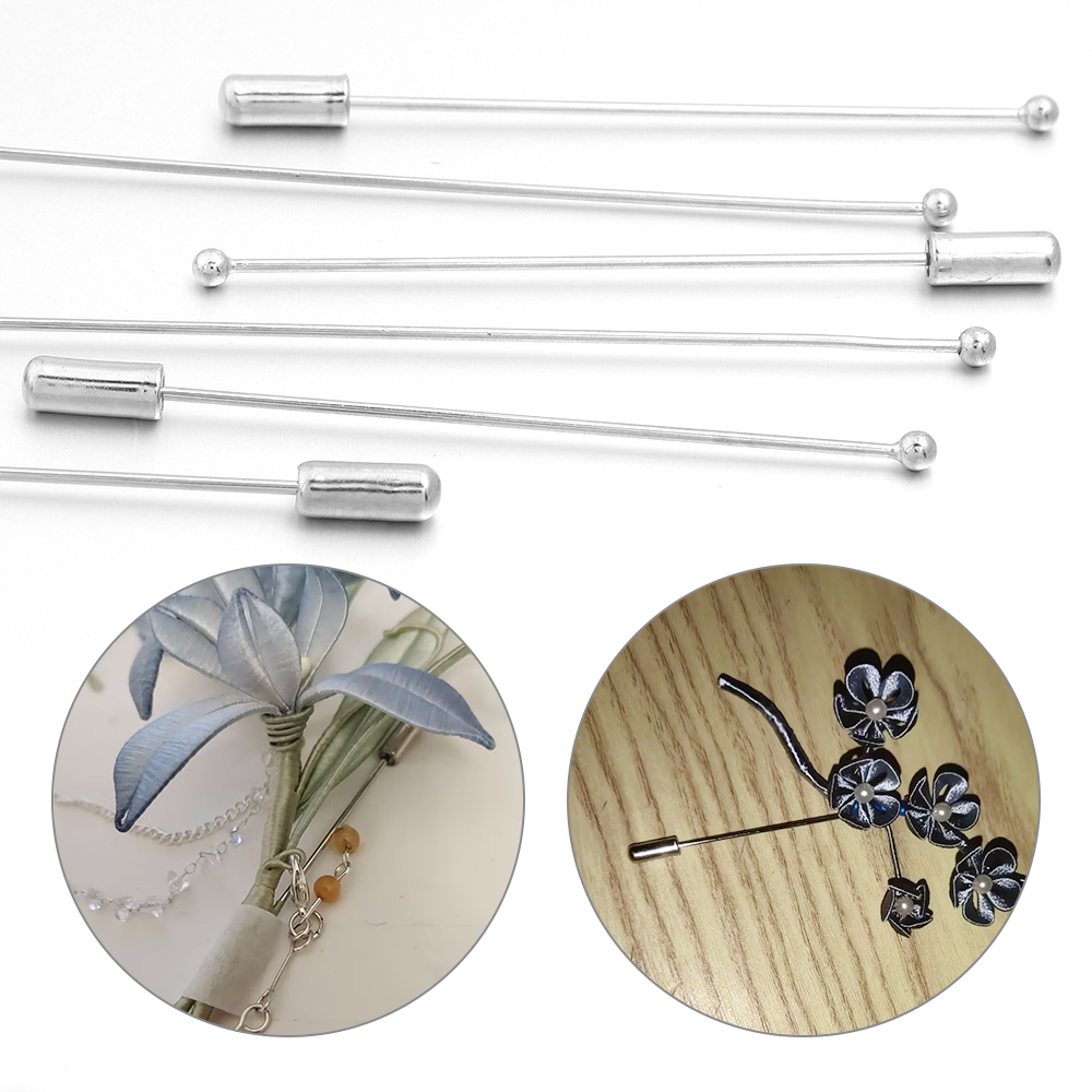 10pcs/lot 60/90cm Rhodium Colo – Jewelry Making Head Pins recenzja i cena