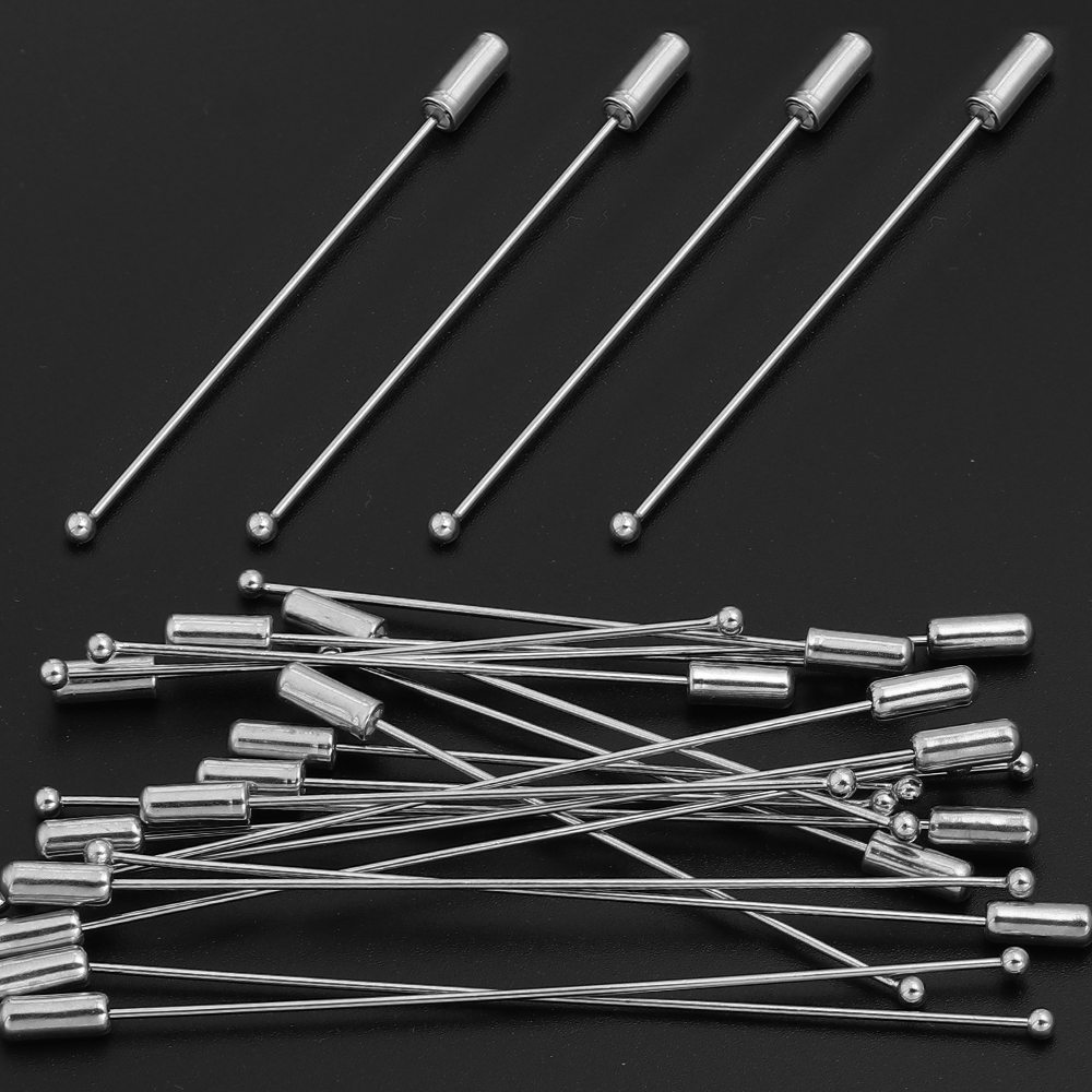 10pcs/lot 60/90cm Rhodium Colo – Jewelry Making Head Pins recenzja i cena