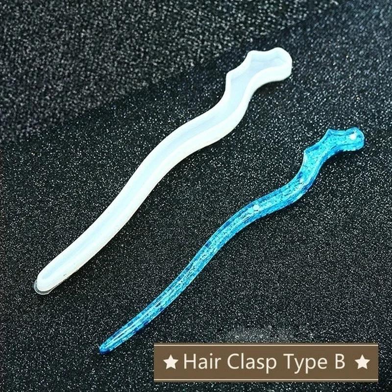 New Transparent Hairpin Silico – Resin Mold Jewelry recenzja i cena
