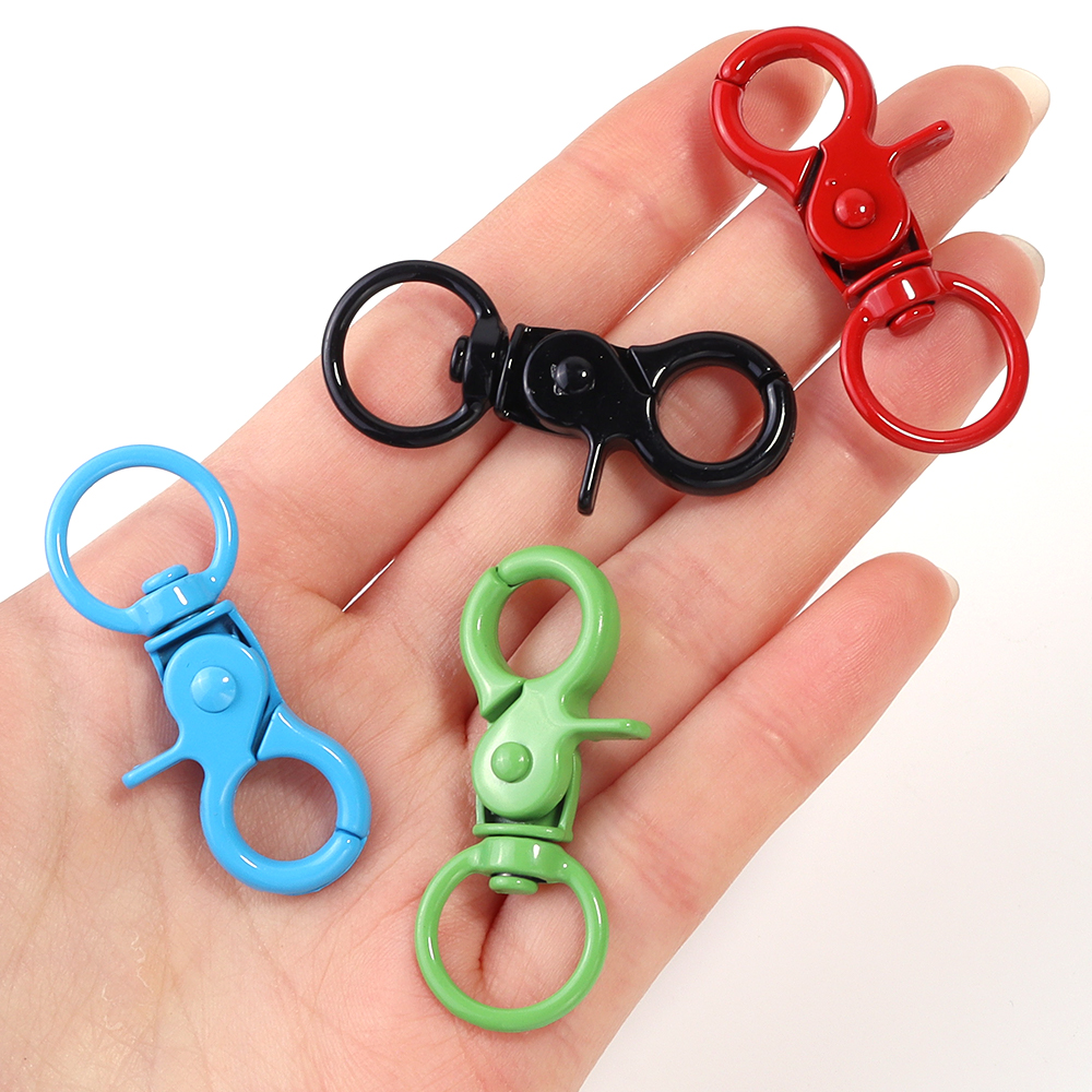 5Pcs/Lot Colorful Swivel Lobst – Jewelry Making Rings recenzja i cena