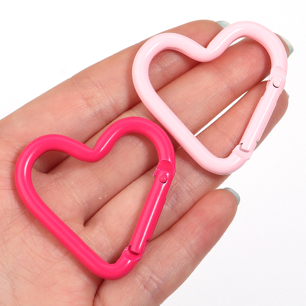 5pcs Colorful Heart-shaped Alu – Jewelry Making Rings recenzja i cena