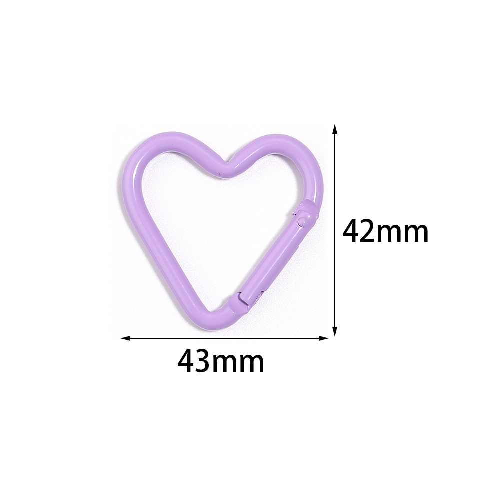 5pcs Colorful Heart-shaped Alu – Jewelry Making Rings recenzja i cena