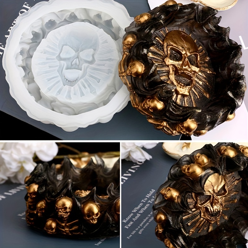 Ashtray mold, skull DIY craft  – Resin Mold Jewelry recenzja i cena