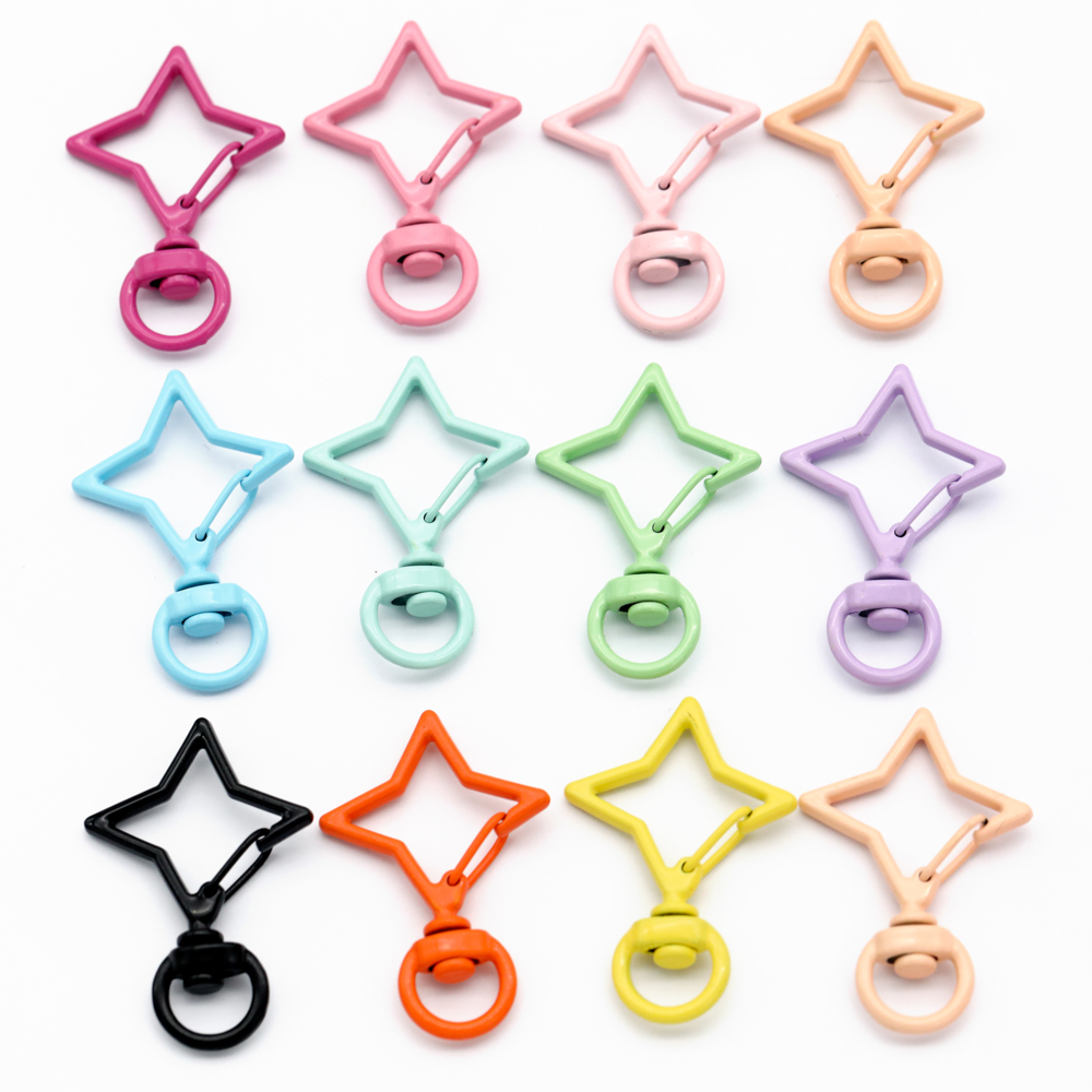 5pcs 38x26mm Colorful Star Rho – Jewelry Making Rings recenzja i cena