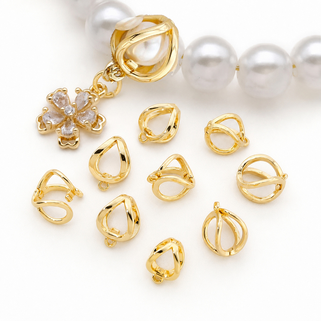 2pcs 18K Gold Plated Clasps Fo – Jewelry Making Loops recenzja i cena
