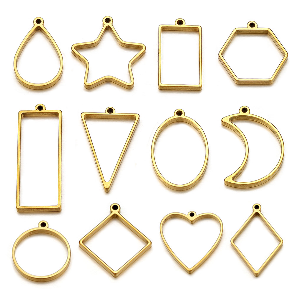 10pcs Stainless Steel Geometri – Resin Mold Jewelry recenzja i cena