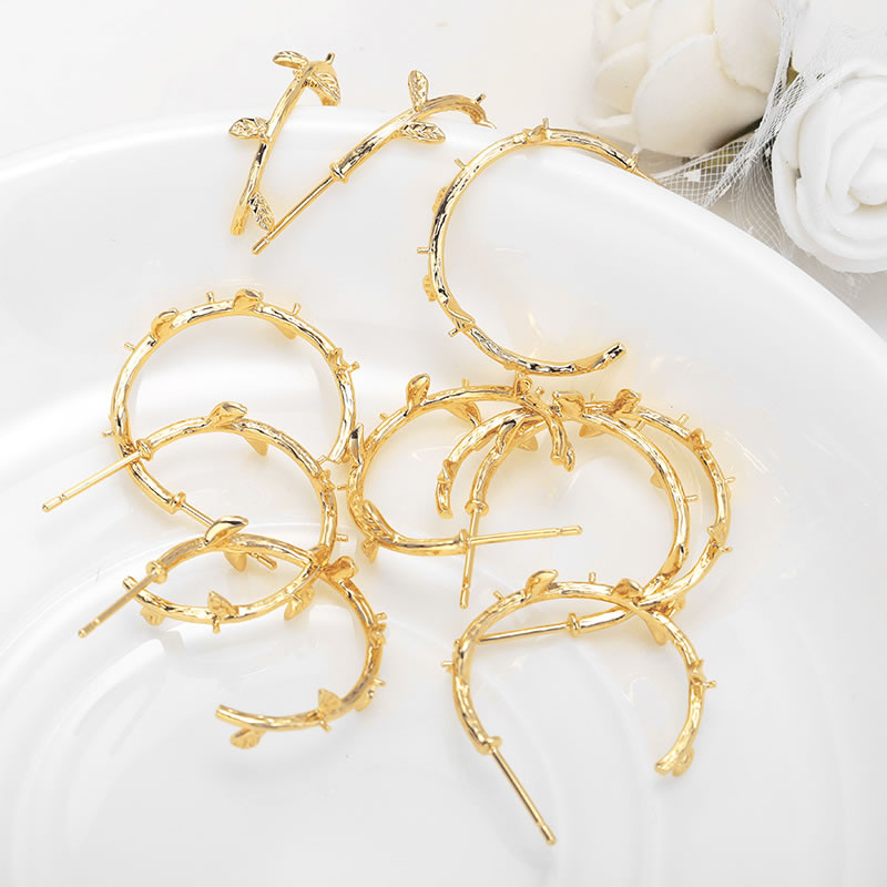 6PCS 18K Gold Color Brass with – Jewelry Making Kit recenzja i cena